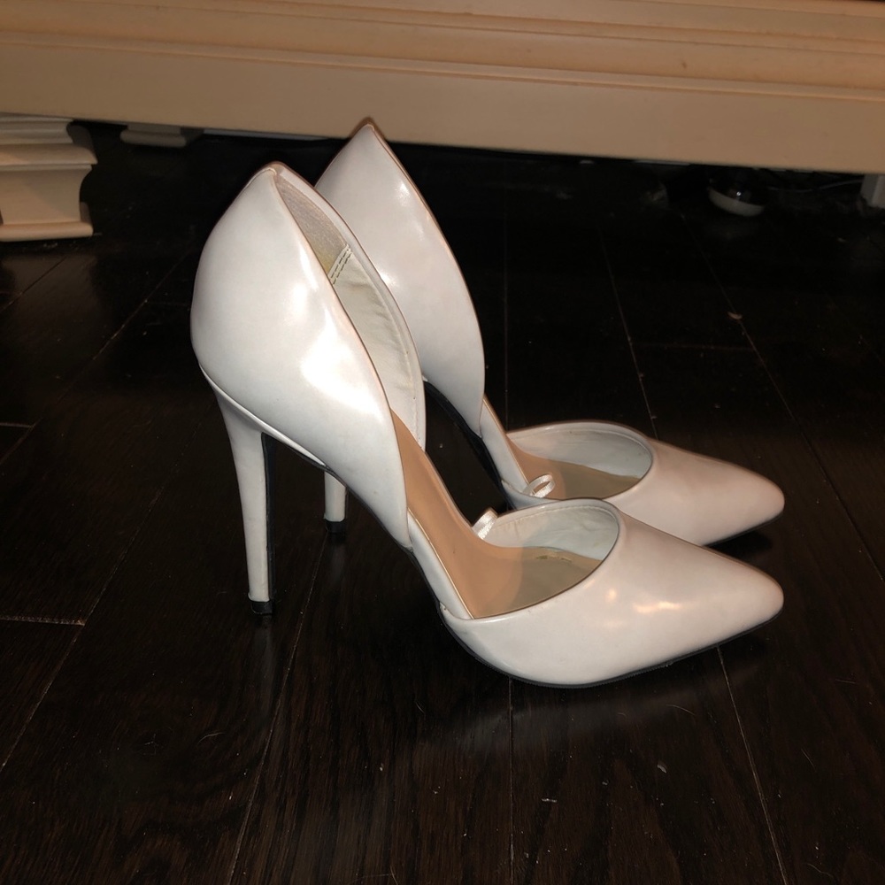 Light gray heels. Lightly used.